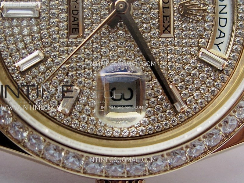 Day Date 40mm 228345 Gain Weight RG tungsten APSF 1:1 Best Edition Diamond Dial on RG President Bracelet A3255