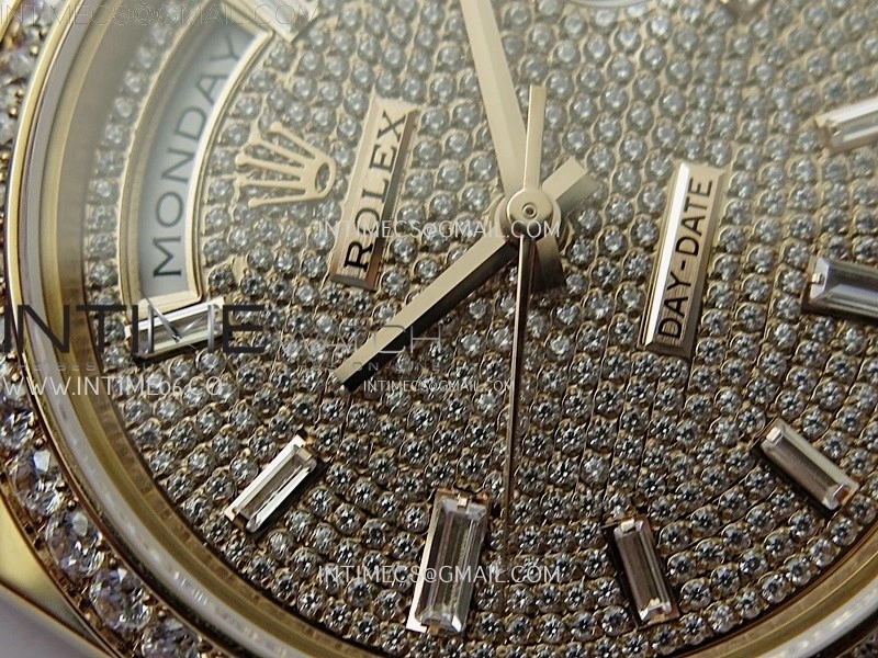 Day Date 40mm 228345 Gain Weight RG tungsten APSF 1:1 Best Edition Diamond Dial on RG President Bracelet A3255