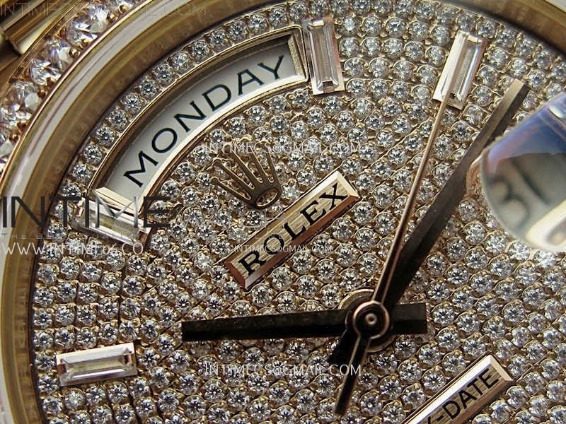 Day Date 40mm 228345 Gain Weight RG tungsten APSF 1:1 Best Edition Diamond Dial on RG President Bracelet A3255