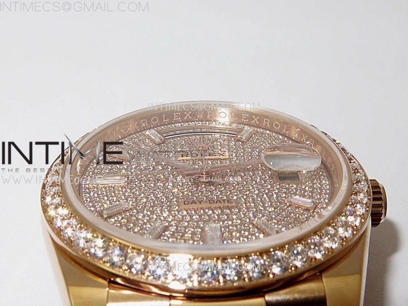 Day Date 40mm 228345 Gain Weight RG tungsten APSF 1:1 Best Edition Diamond Dial on RG President Bracelet A3255