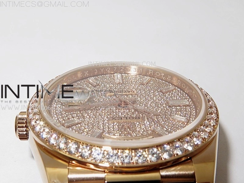 Day Date 40mm 228345 Gain Weight RG tungsten APSF 1:1 Best Edition Diamond Dial on RG President Bracelet A3255