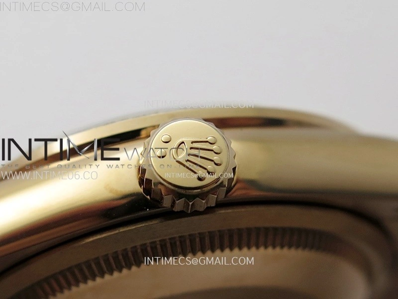 Day Date 36mm Gain Weight RG tungsten APSF 1:1 Best Edition Diamond Dial on SS President Bracelet A3255