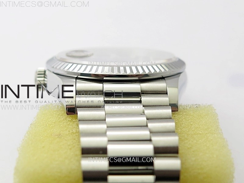 Day Date 36mm Gain Weight SS tungsten APSF 1:1 Best Edition Diamond Dial on SS President Bracelet A3255