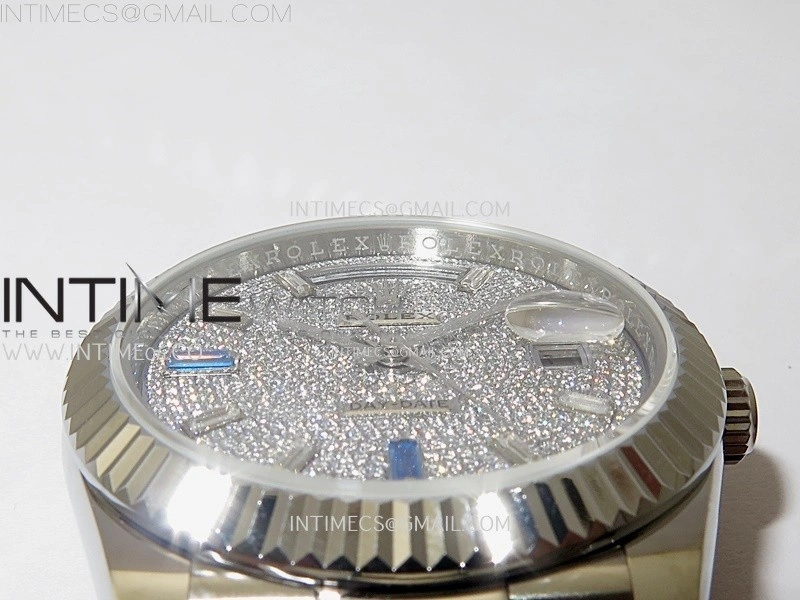 Day Date 40mm 228239 Gain Weight SS tungsten APSF 1:1 Best Edition Diamond Dial on SS President Bracelet A3255