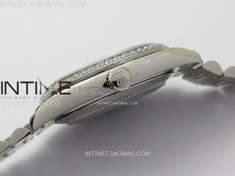Day Date 40mm 228349 Gain Weight SS tungsten APSF 1:1 Best Edition Diamond Dial on SS President Bracelet A3255