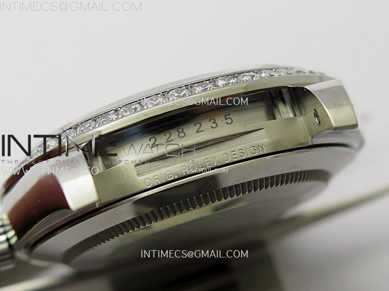 Day Date 40mm 228349 Gain Weight SS tungsten APSF 1:1 Best Edition Diamond Dial on SS President Bracelet A3255
