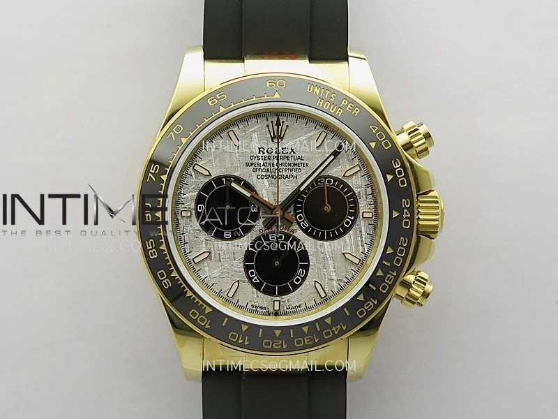 Daytona 126518 Gain Weight SWF 1:1 Best Edition Meteorite Dial Stick Markers on Oysterflex Strap SH4131