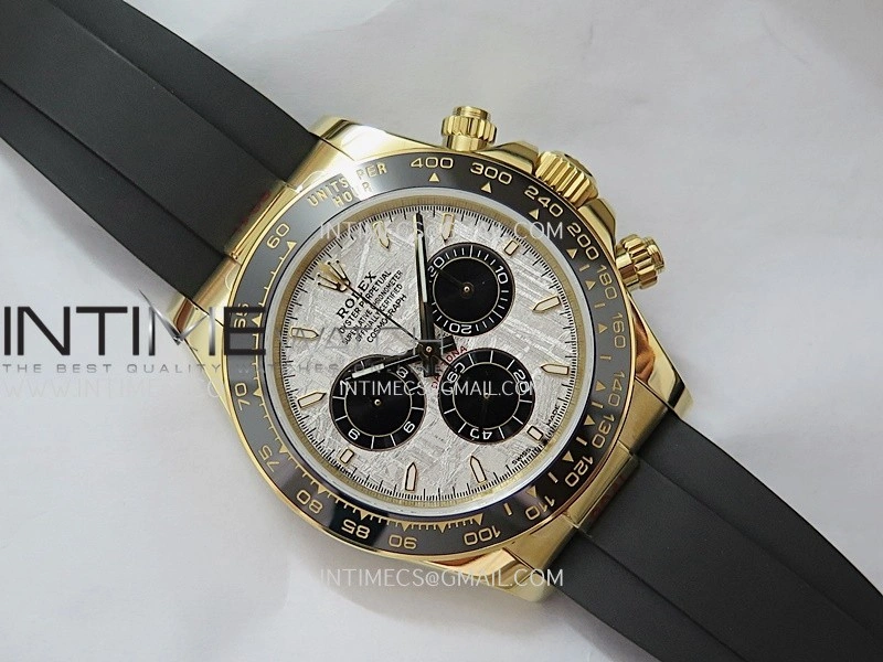 Daytona 126518 Gain Weight SWF 1:1 Best Edition Meteorite Dial Stick Markers on Oysterflex Strap SH4131