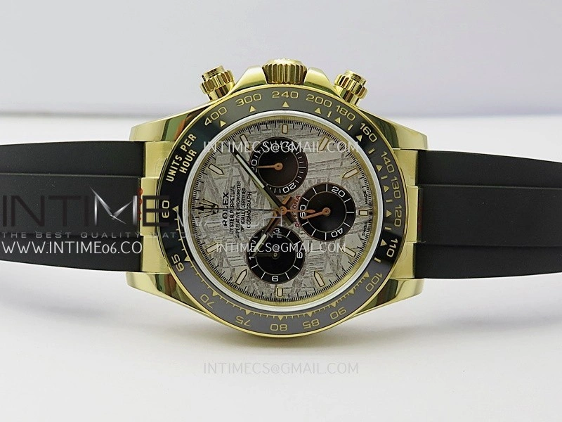 Daytona 126518 Gain Weight SWF 1:1 Best Edition Meteorite Dial Stick Markers on Oysterflex Strap SH4131