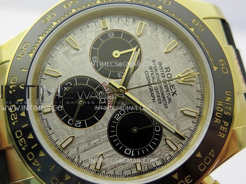 Daytona 126518 Gain Weight SWF 1:1 Best Edition Meteorite Dial Stick Markers on Oysterflex Strap SH4131
