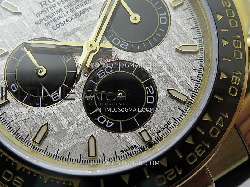 Daytona 126518 Gain Weight SWF 1:1 Best Edition Meteorite Dial Stick Markers on Oysterflex Strap SH4131