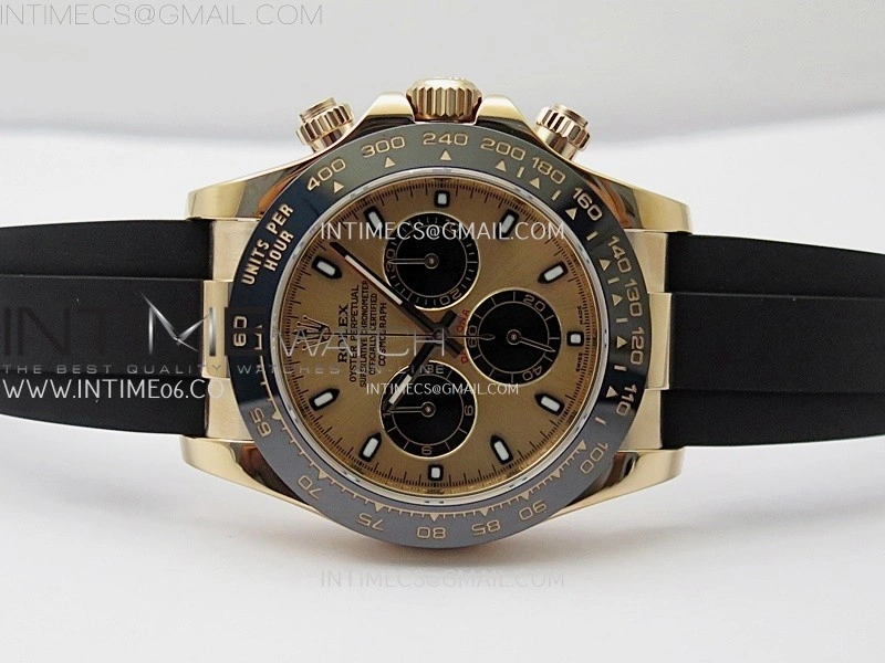Daytona 116515 Gain Weight ZF 1:1 Best Edition Rose Gold Dial Sticks Markers on Oysterflex Strap SH4130