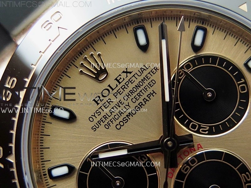 Daytona 116515 Gain Weight ZF 1:1 Best Edition Rose Gold Dial Sticks Markers on Oysterflex Strap SH4130