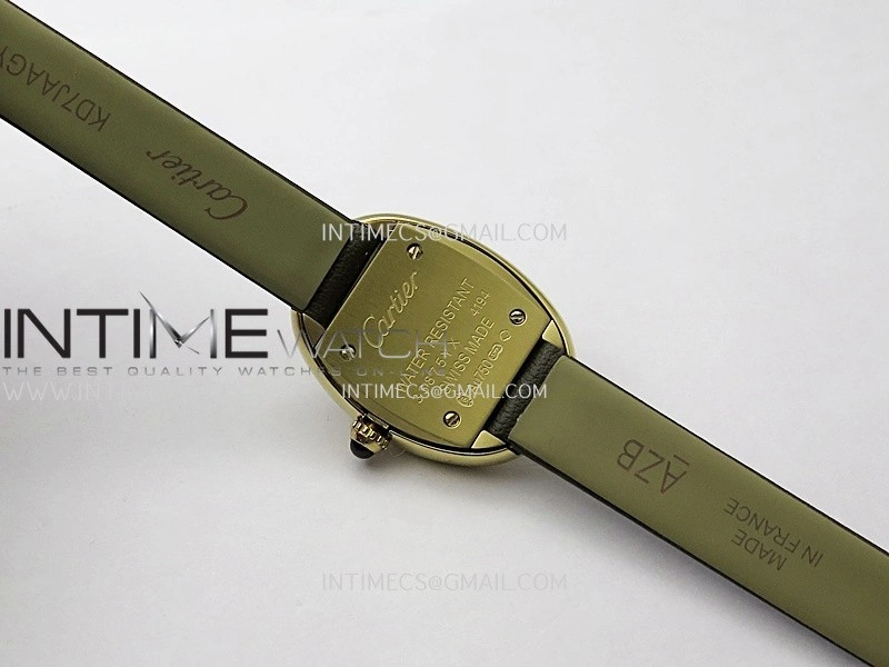 Baignoire Watch YG AF 1:1 Best Edition Brown Dial On Brown Croco Strap RONDA Quartz