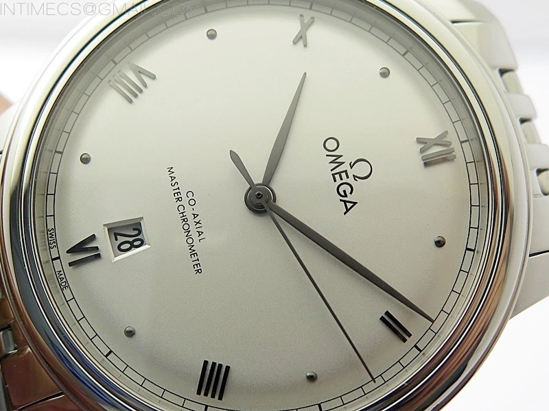 De Ville 40mm SS GTF 1:1 Best Edition Silver Dial Silver Markers on SS Bracelet A8000