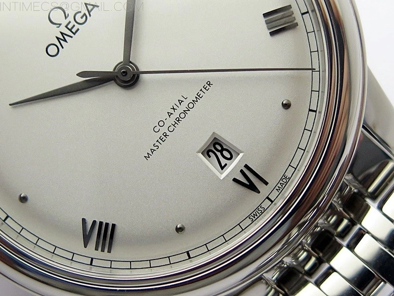 De Ville 40mm SS GTF 1:1 Best Edition Silver Dial Silver Markers on SS Bracelet A8000