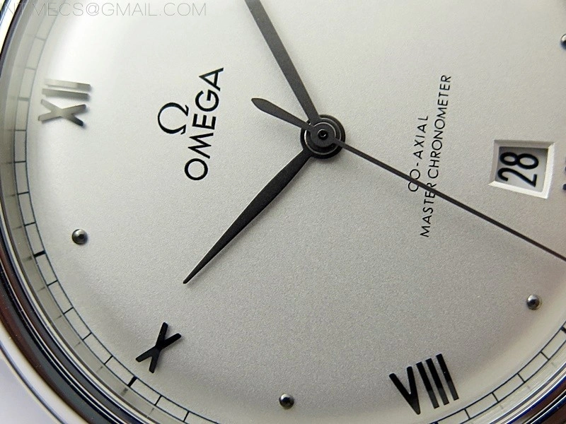 De Ville 40mm SS GTF 1:1 Best Edition Silver Dial Silver Markers on SS Bracelet A8000