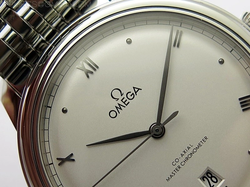 De Ville 40mm SS GTF 1:1 Best Edition Silver Dial Silver Markers on SS Bracelet A8000