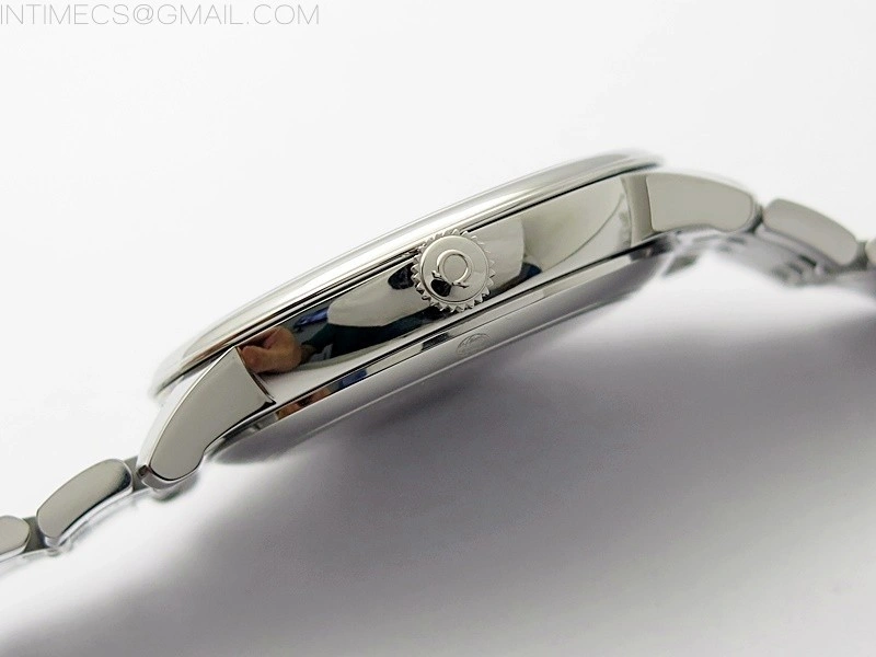 De Ville 40mm SS GTF 1:1 Best Edition Silver Dial Silver Markers on SS Bracelet A8000