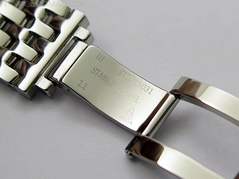 De Ville 40mm SS GTF 1:1 Best Edition Silver Dial Silver Markers on SS Bracelet A8000