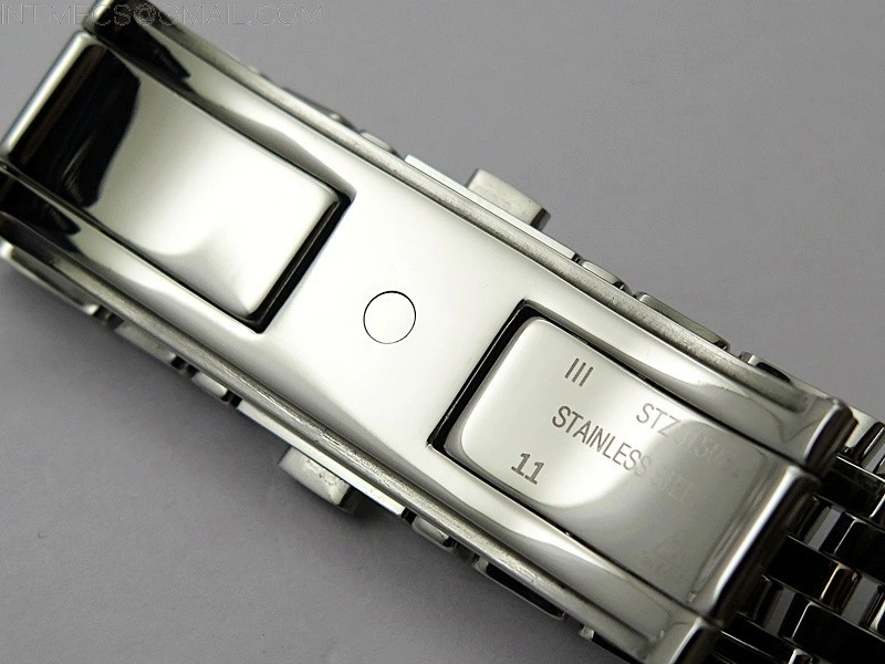 De Ville 40mm SS RG GTF 1:1 Best Edition Silver Dial RG Markers on SS RG Bracelet A8000