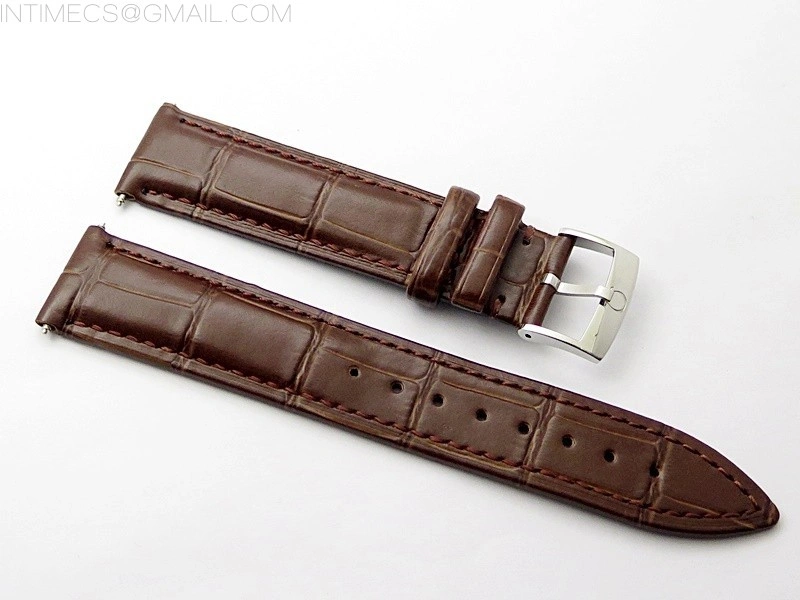 De Ville 40mm SS RG GTF 1:1 Best Edition Silver Dial RG Markers on SS RG Bracelet A8000
