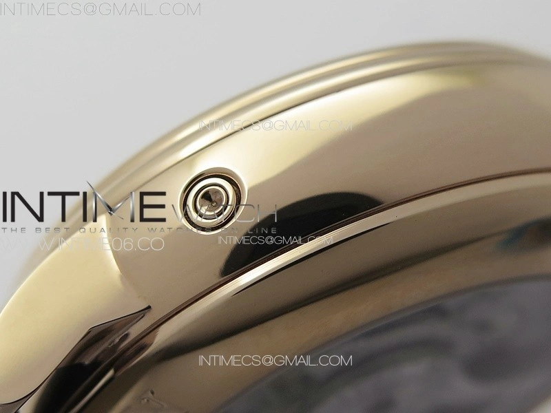 Villeret Tourbillon RG Real PR YSF Best Edition Black Dial on Black Leather Strap