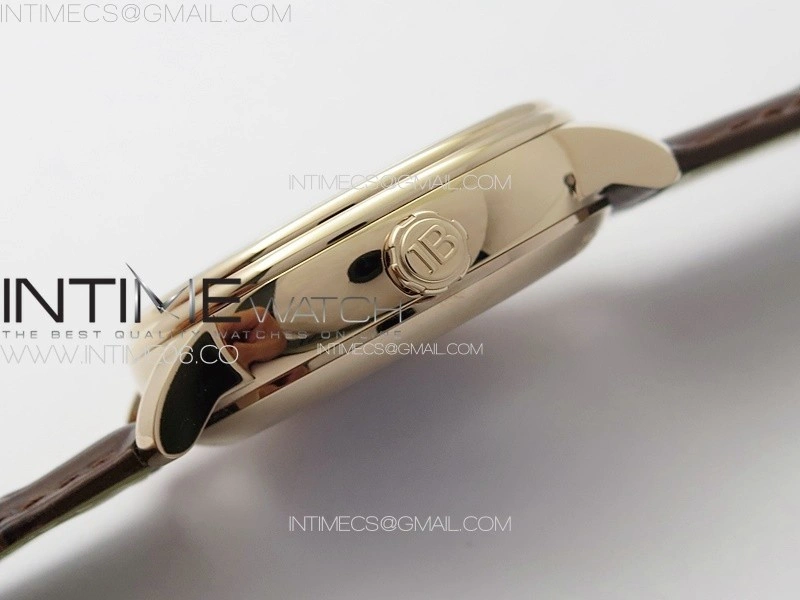 Villeret Tourbillon RG Real PR YSF Best Edition White Dial on Brown Leather Strap