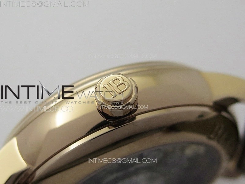 Villeret Tourbillon RG Real PR YSF Best Edition White Dial on Brown Leather Strap
