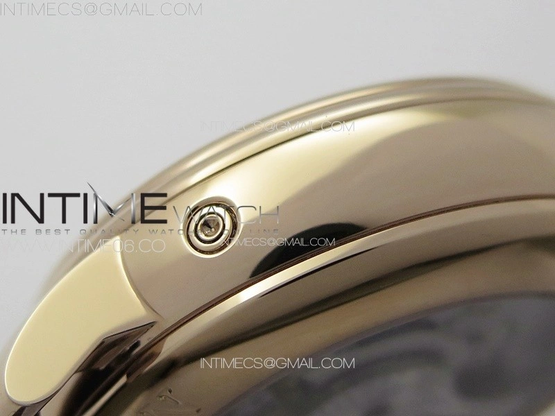 Villeret Tourbillon RG Real PR YSF Best Edition White Dial on Brown Leather Strap