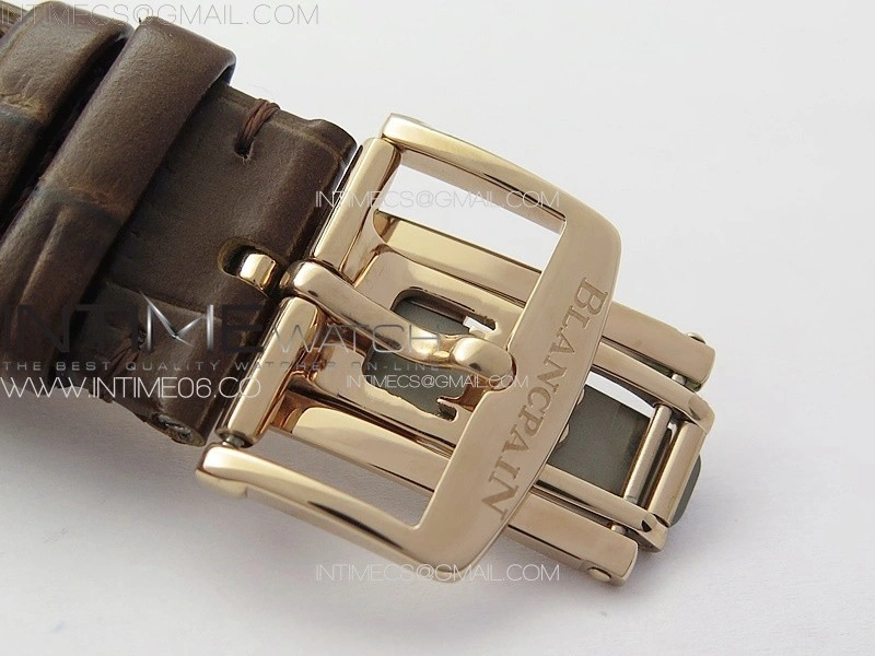 Villeret Tourbillon RG Real PR YSF Best Edition White Dial on Brown Leather Strap