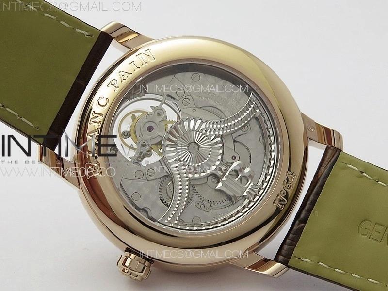 Villeret Tourbillon RG Real PR YSF Best Edition White Dial on Brown Leather Strap