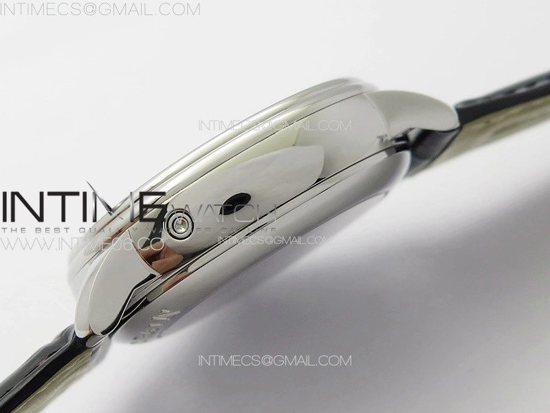 Villeret Tourbillon SS Real PR YSF Best Edition White Dial on Black Leather Strap