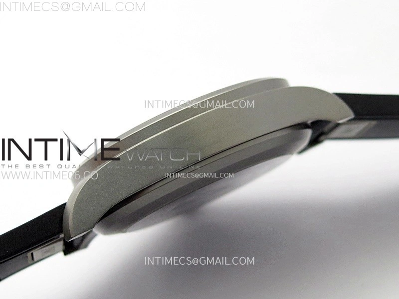 Big Pilot IW329701 SS M+F 1:1 Best Edition Black Dial on Black Rubber Strap SEIKO 8N-24