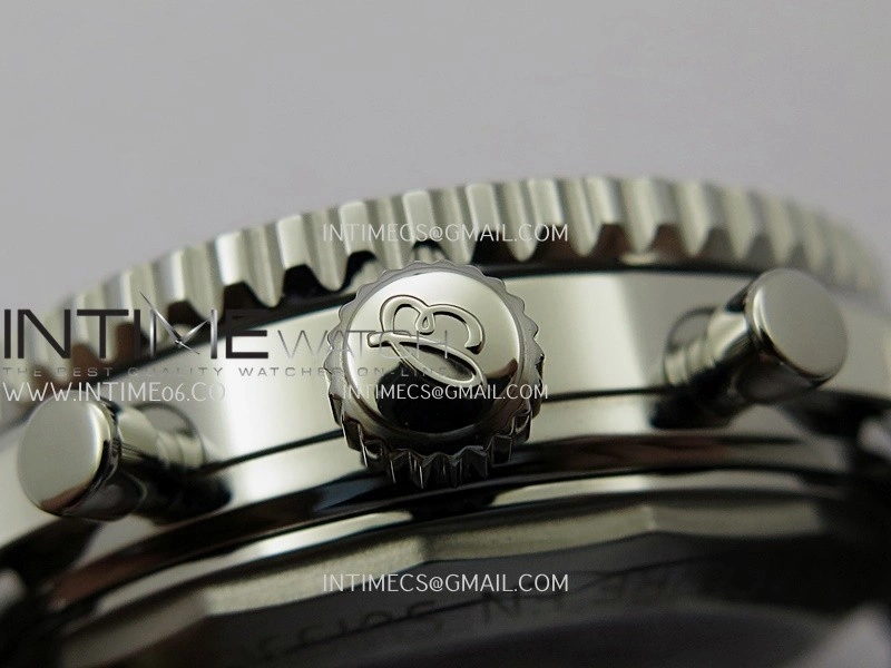Navitimer B01 43mm SS B50 Best Edition Purple Dial White Subdial On SS Bracelet A7750