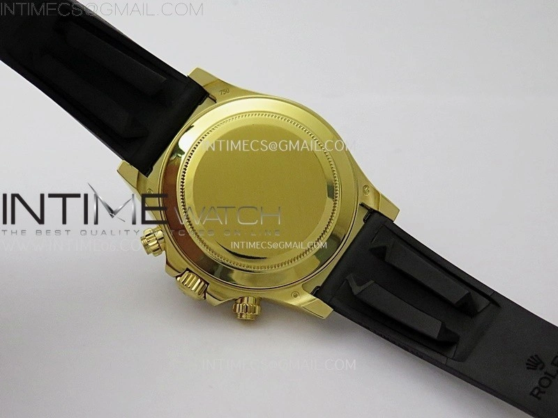 Daytona 116518 Gain Weight AF 1:1 Best Edition Gold Dial Sticks Markers on Oysterflex Strap SH4130