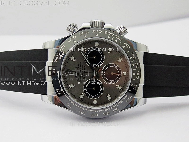 Daytona 116519 Gain Weight AF 1:1 Best Edition Gray Dial Sticks Markers on Oysterflex Strap SH4130