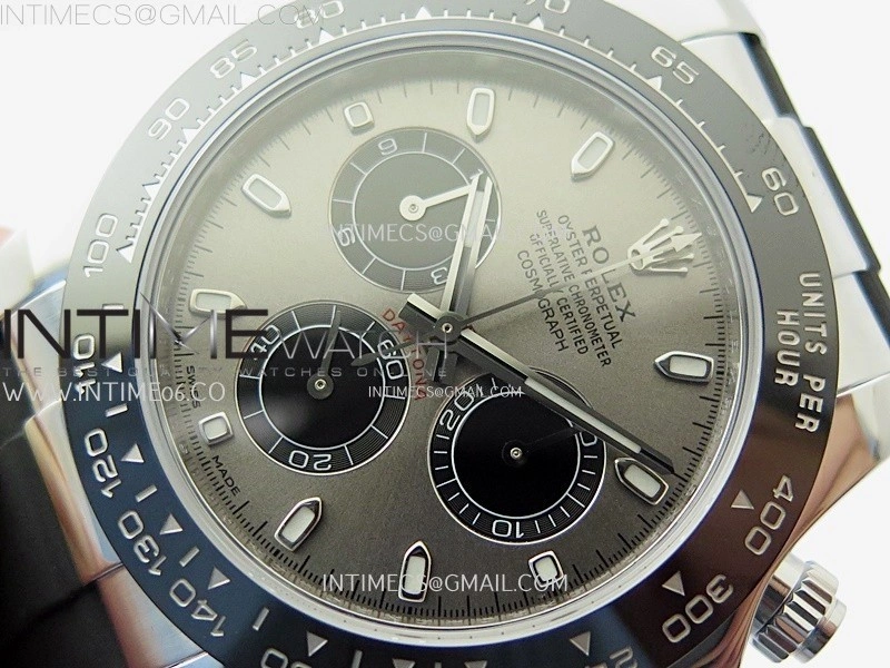 Daytona 116519 Gain Weight AF 1:1 Best Edition Gray Dial Sticks Markers on Oysterflex Strap SH4130