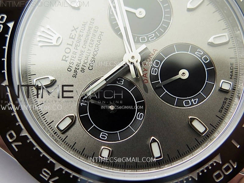 Daytona 116519 Gain Weight AF 1:1 Best Edition Gray Dial Sticks Markers on Oysterflex Strap SH4130
