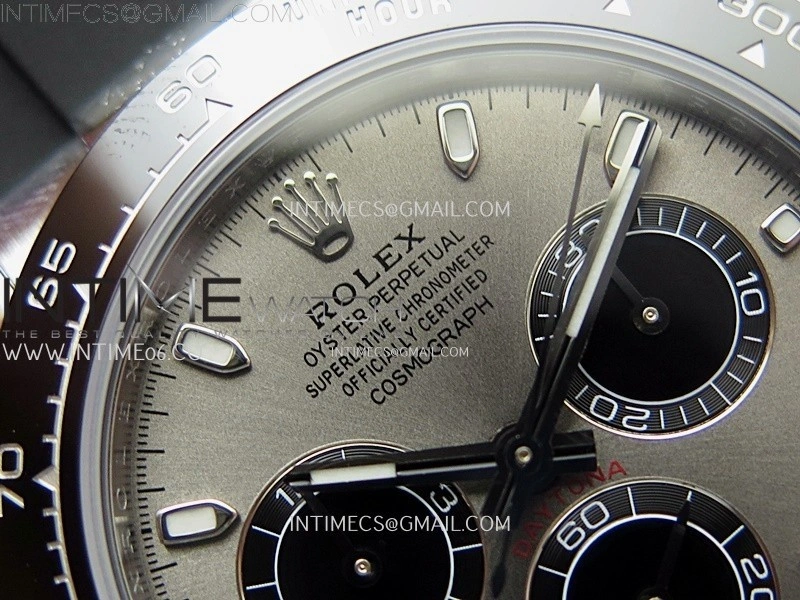 Daytona 116519 Gain Weight AF 1:1 Best Edition Gray Dial Sticks Markers on Oysterflex Strap SH4130
