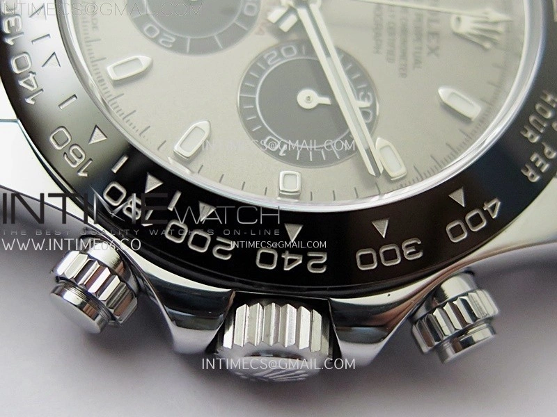 Daytona 116519 Gain Weight AF 1:1 Best Edition Gray Dial Sticks Markers on Oysterflex Strap SH4130