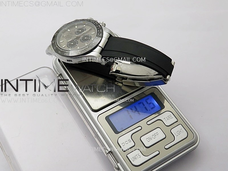 Daytona 116519 Gain Weight AF 1:1 Best Edition Gray Dial Sticks Markers on Oysterflex Strap SH4130