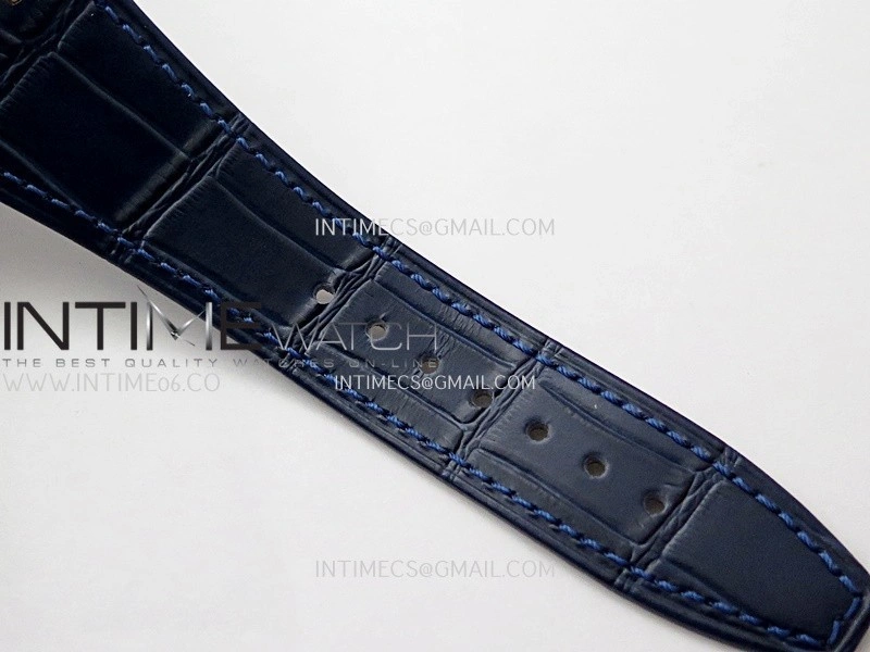 Royal Oak 41mm 15510 Gain Weight DDF 1:1 Best Edition Blue Dial On Blue Leather Strap Super Clone DD4302