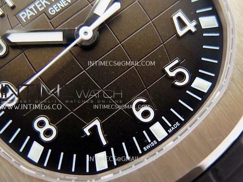 Aquanaut 5167 RG Gain Weight DDF 1:1 Best Edition Brown Dial On Brown Rubber Strap DD324 Super Clone