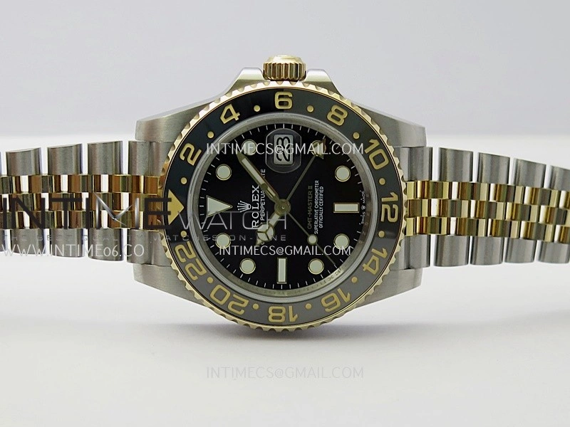 GMT-Master II 126713 GRNR Gain Weight GMF 1:1 Best Edition on Black Dial SS YG Bracelet Super Clone VR3285 CHS