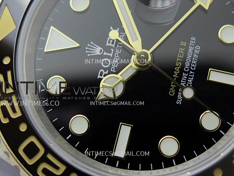 GMT-Master II 126713 GRNR Gain Weight GMF 1:1 Best Edition on Black Dial SS YG Bracelet Super Clone VR3285 CHS