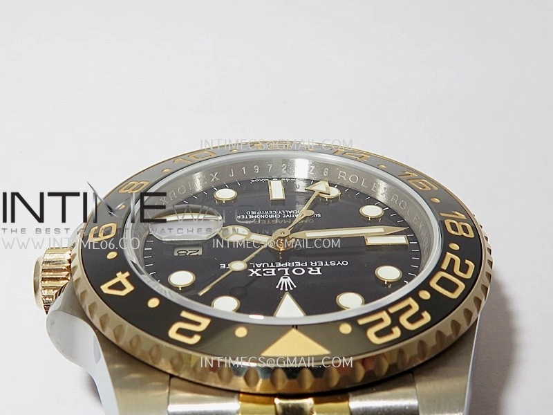 GMT-Master II 126713 GRNR Gain Weight GMF 1:1 Best Edition on Black Dial SS YG Bracelet Super Clone VR3285 CHS