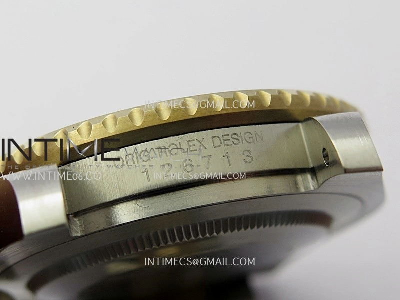 GMT-Master II 126713 GRNR Gain Weight GMF 1:1 Best Edition on Black Dial SS YG Bracelet Super Clone VR3285 CHS