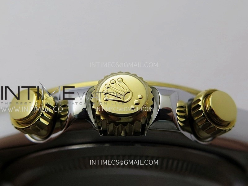 Daytona 126503 SS YG Gain Weight QF 1:1 Best Edition Black Dial Diamond Marker On Oyster Bracelet SH4131