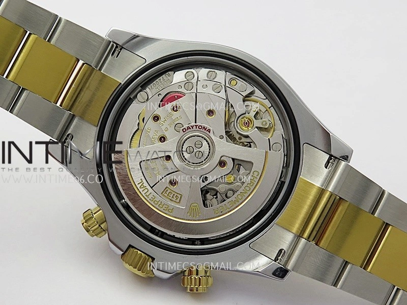 Daytona 126503 SS YG Gain Weight QF 1:1 Best Edition Black Dial Diamond Marker On Oyster Bracelet SH4131